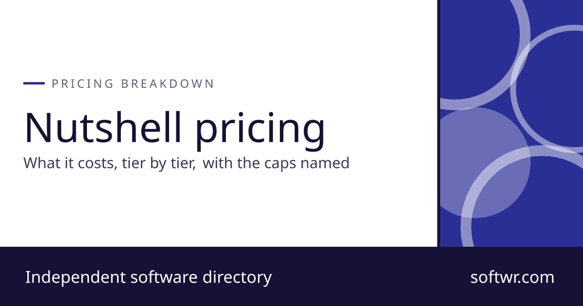 Nutshell Pricing: Every Plan Compared (2026) - Softwr